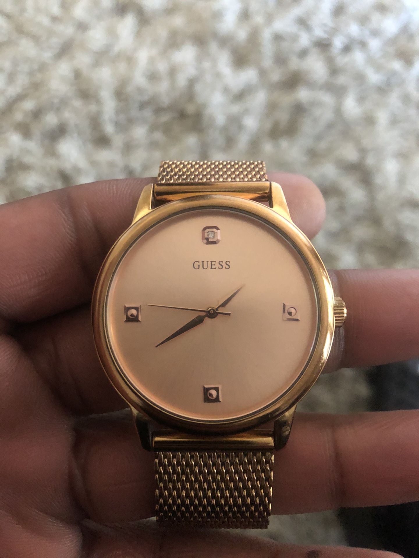 Rose Gold Unisex Guess Watch