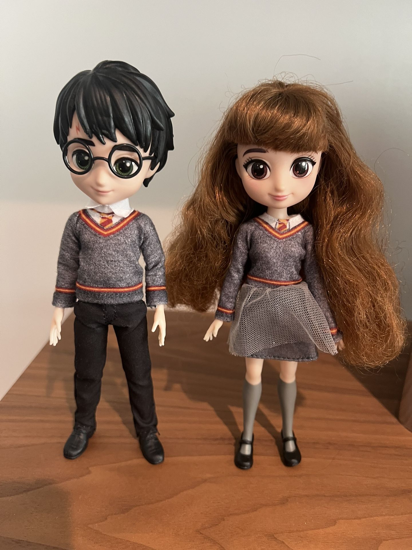 Harry Potter And Herminione Granger 8” Dolls From Wizarding World Collection By Spin Master