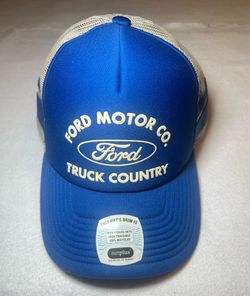 Brixton x  Ford Built Tough Truck Country Snapback Trucker Hat, Blue/Off-White