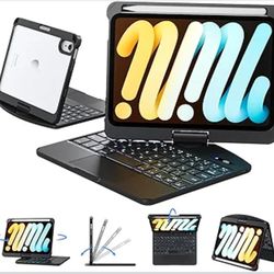 iPad Mini 6 / 7 Keyboard Case w Trackpad – NEW – $69