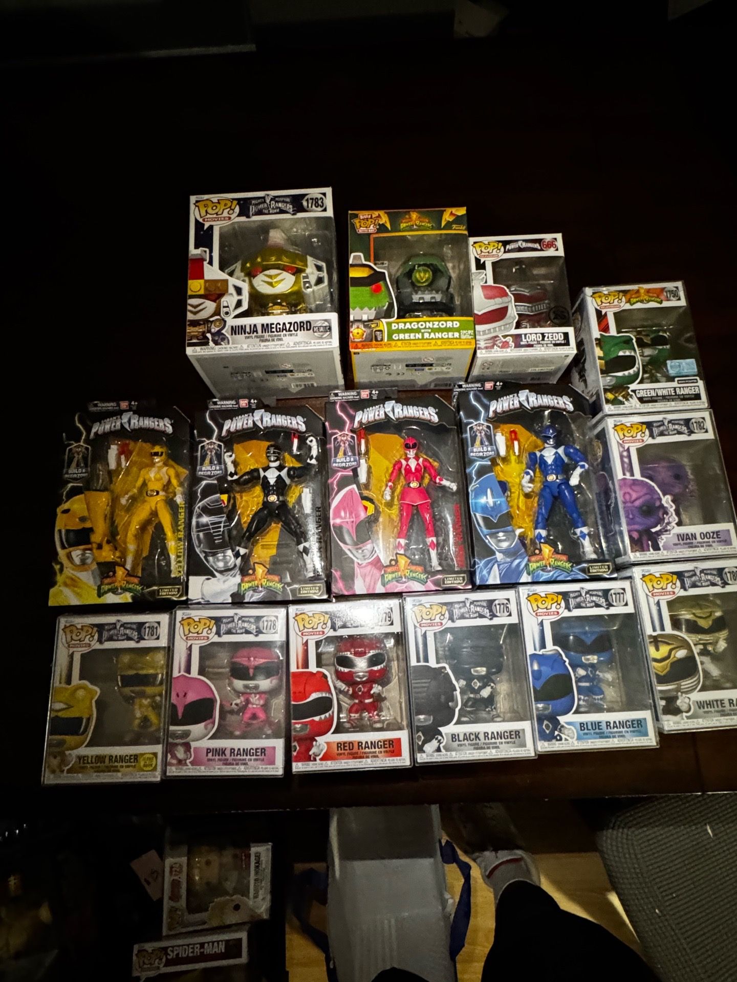 Power Ranger figures