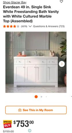 48" Vanity With Top