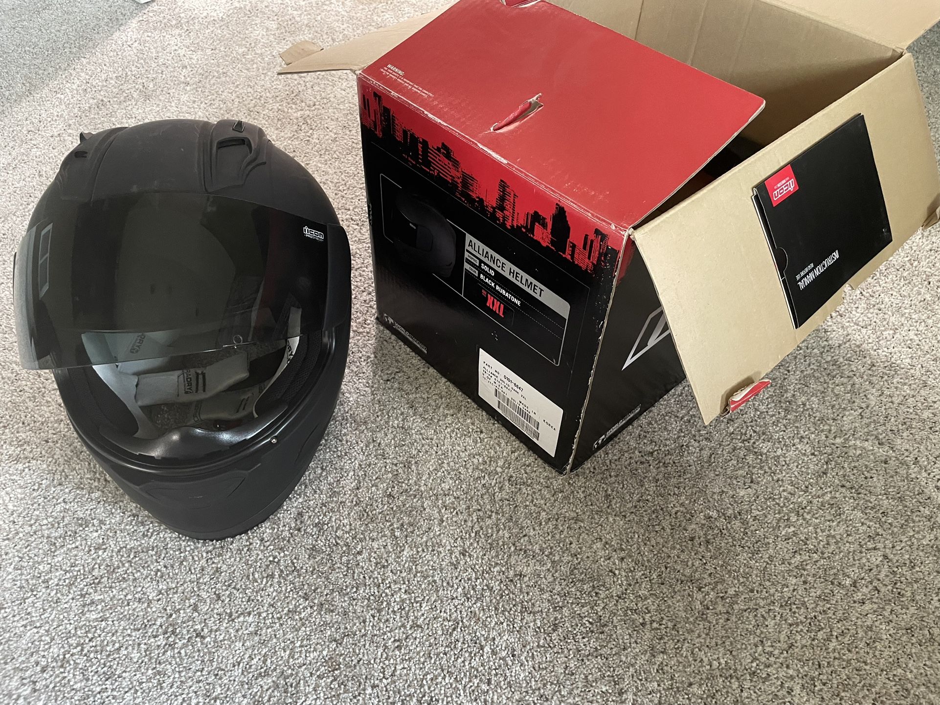 ICON XXL Motorcycle Helmet