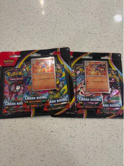 Pokemon TCG Chaos Rising 3-Pack Blister Charmeleon Promo - New seal