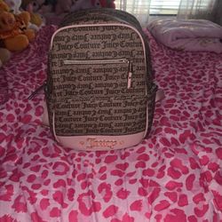 Beautiful Juicy Couture Taupe Backpack Full Size