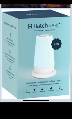 Hatch Rest+ Baby & Kids Sound Machine | 2nd Gen | Child’s Night Light, Alarm Clock, Toddler Sleep Trainer, Time-to-Rise, White Noise, Bedtime Stories,