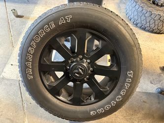Ram 2500/3500 Laramie Night edition 20 inch rims with tire tires and sensors