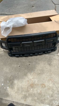 Used Aftermarket F-150 Grille + LED Headlights