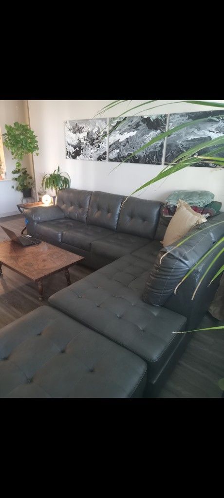 Sectional Leather Couch