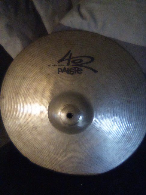 Two Paiste  14" 420 Series Cymbals 