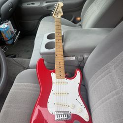 1987 fender stratocaster torino red korea