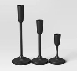 Threshold Black Candle Holders