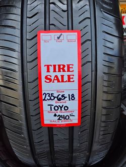 🔥 235/65R18 TOYO OPEN COUNTRY – SET OF 4 – ONLY $240 INSTALLED! 🔥