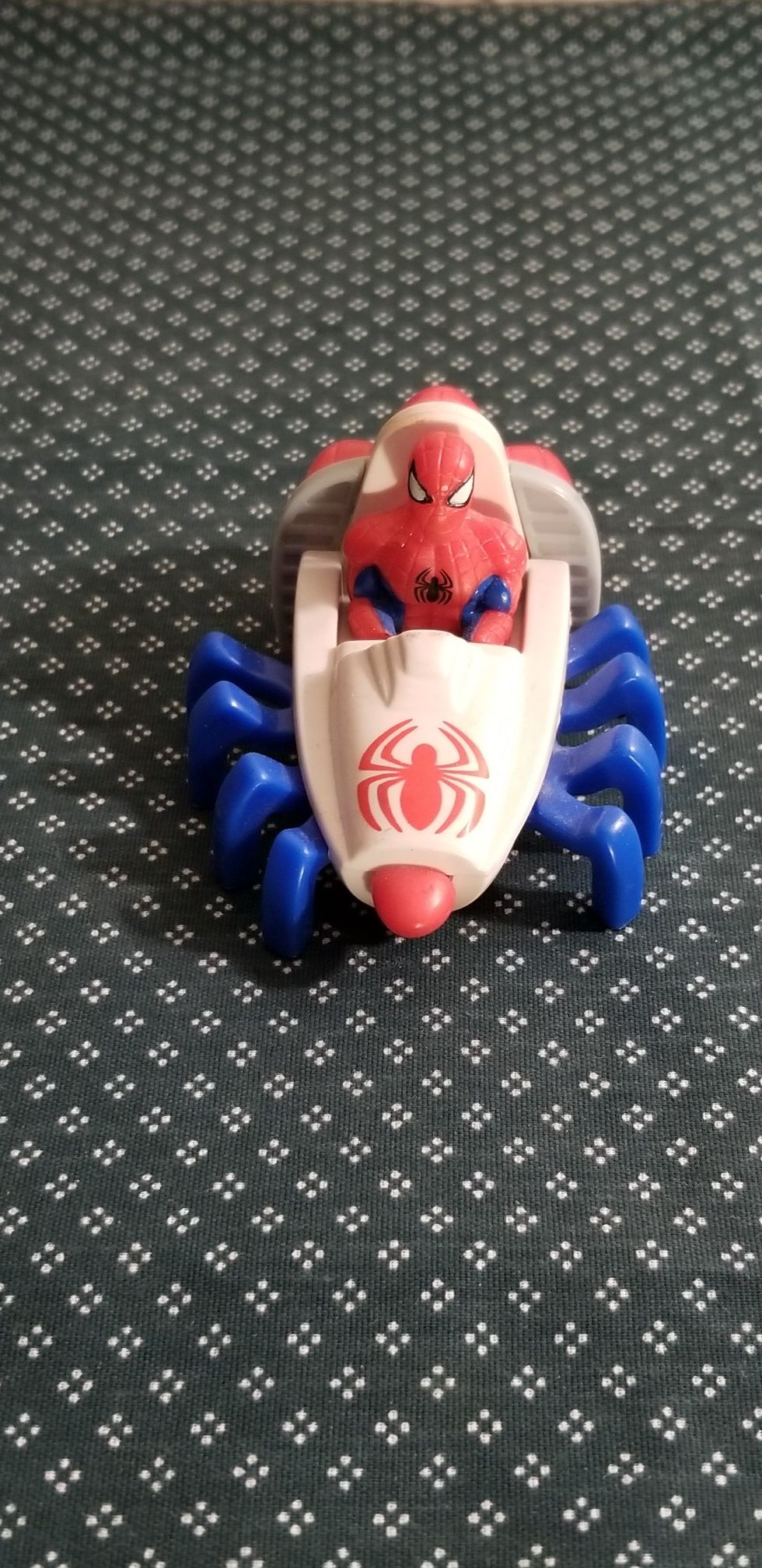 1995 Spiderman Crawler Car 3.25" McDonald's Action Figure Car Marvel Spider-Man