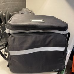 Ytonet Food Delivery Backpack with 7 Cup Holders, XX-Large Expandable Delivery Bag for Hot/Cold Food with Reflective Strip, Insulated Grocery Backpack