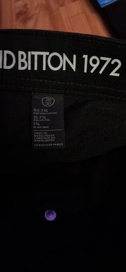 David Bitton 1972 Black Jeans Size 30x30
