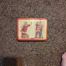 Coca Cola Playing Cards In Collectible Tin Can 