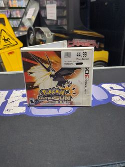 Pooemon ultra sun Nintendo 3ds