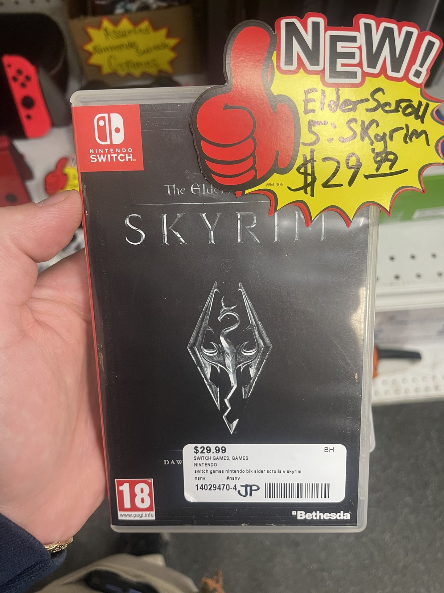 Elder Scrolls Skyrim Nintendo Switch