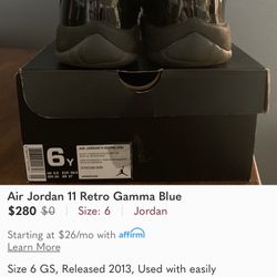 Air Jordan 11 Retro Gamma Blue