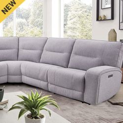 Gray Power Sectional 