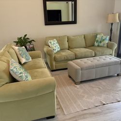Cindy Crawford Couch And Loveseat