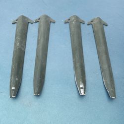12 inch aluminum stakes lot of 20 pcs.