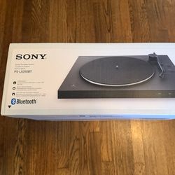 Sony PS-LX310BT Turntable With Bluetooth Connectivity 