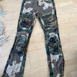 Valabasas Stacked Camo Denim NEW