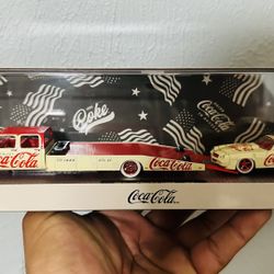 NEW M2 MACHINES COCA-COLA CHASE 1980 CHEVY RAMP TRUCK LOWERD / 1981 CAMARO Z28