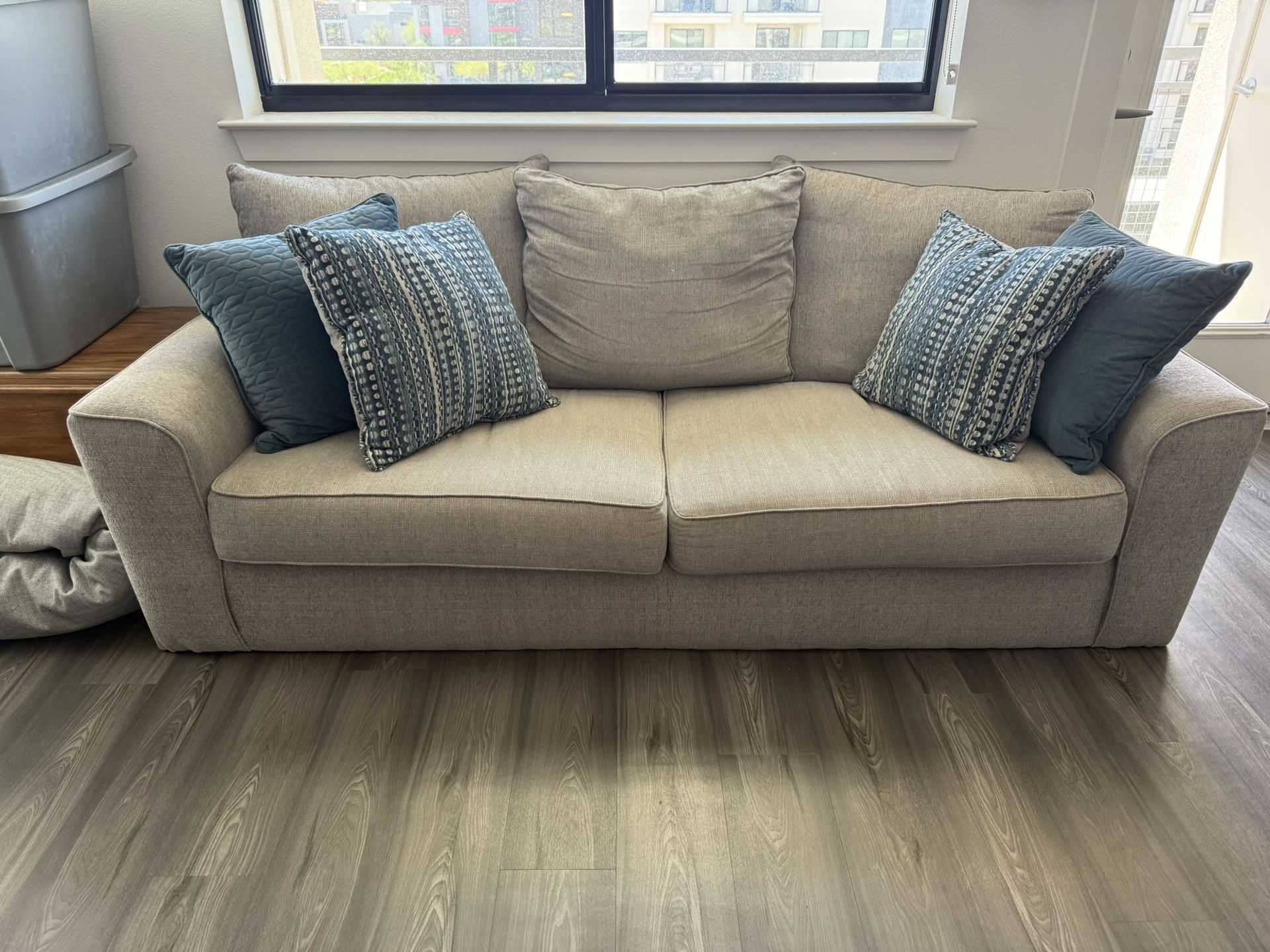 Couch And Accent Pillows