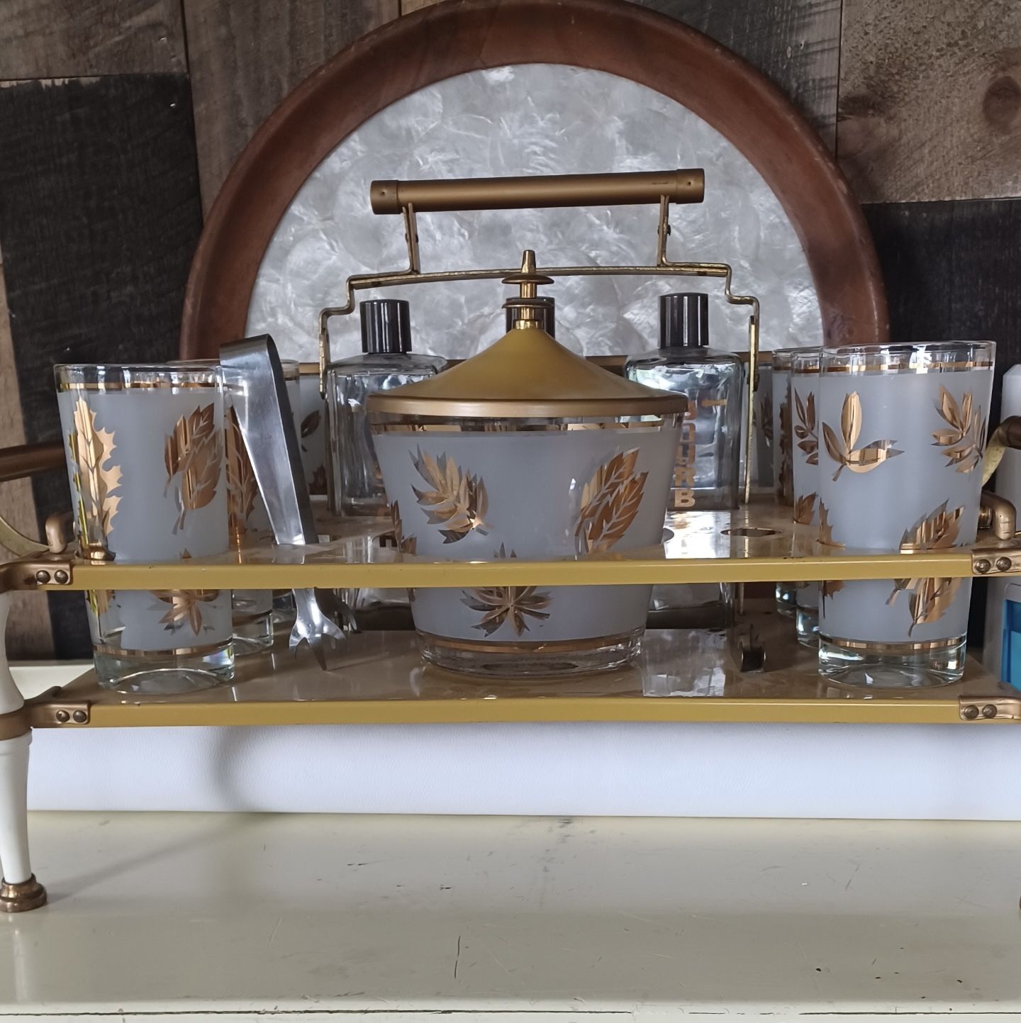 Mid Century Bar Tray