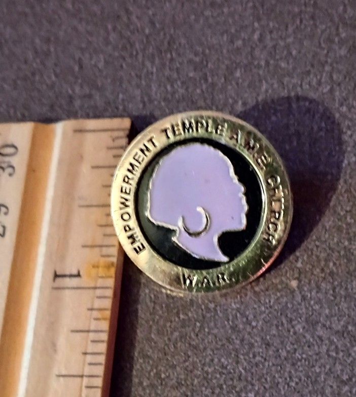 Empowerment Temple AME Church W.A.R. Vintage Collectible Lapel Pin A-2