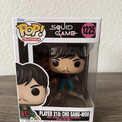Squid Games FunkoPop - Player 218 - Cho Sang Woo 