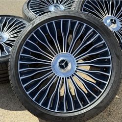 21” MAYBACH MERCEDES AMG OEM S580 S680 S 680 S 580 S550 WHEELS RIMS TIRES