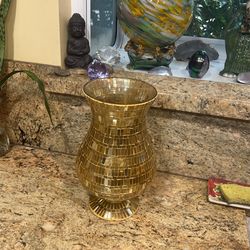 Mosaic Glass Vase