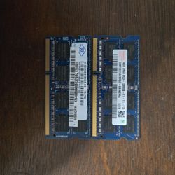 2x 4gb Sticks Of Ram