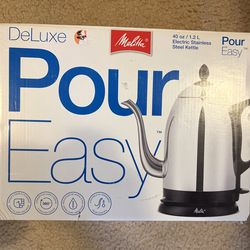 KRUPS F203 Coffee Grinder & Mellita Deluxe Easy Pour 40 oz Electric Kettle