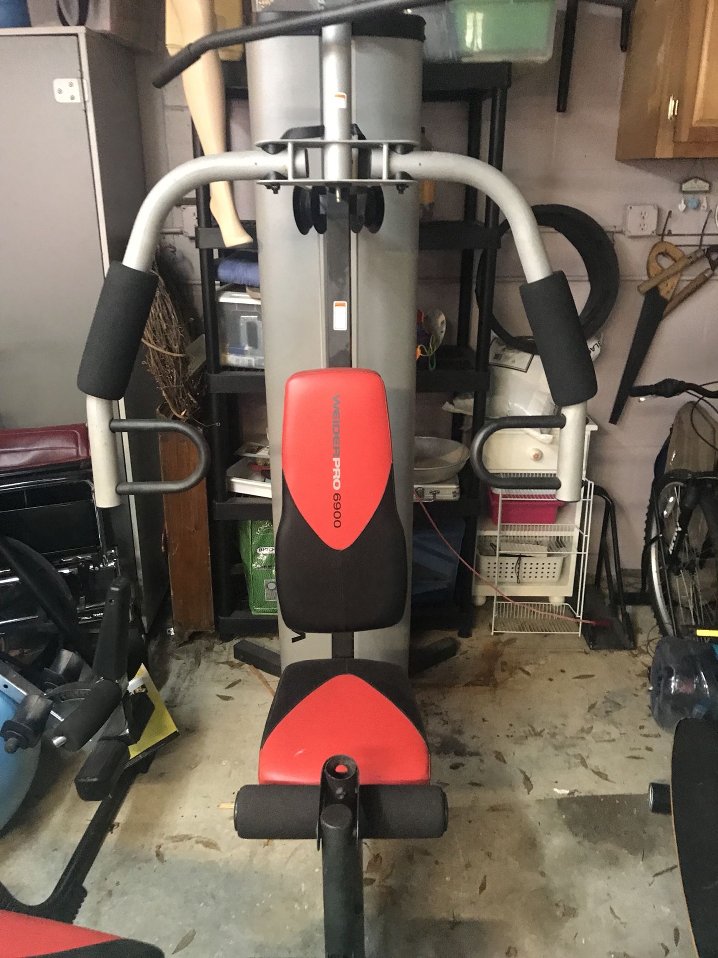 WEIDER Pro 6900 Gym Weight Machine with instruction manual.