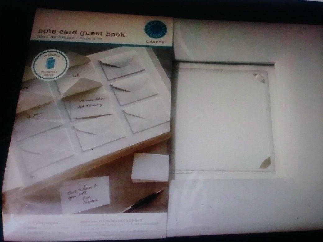 NEW Martha Stewart note card guest wedding book