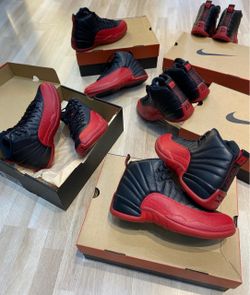 Retro 12 black and red