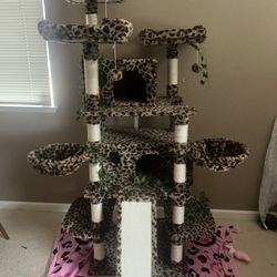 Leopard Cat Tree, Large Cat Tower
