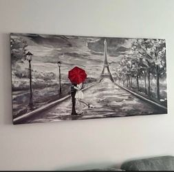 Pintura de pared.  Large canvas