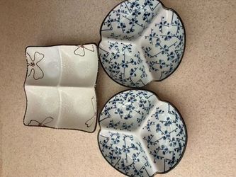 Japanese Style Ceramic Bowls - Set of 3