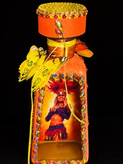 Custom Karol G Tropicoqueta Bottle 🧡🦋 Handmade Bling Gift