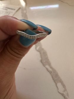 Engagement and Weeding band White Gold