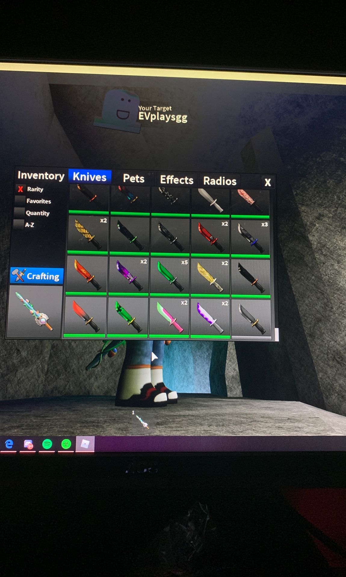 Rare Coal Common Knife Roblox Assassin For Sale In Miami Fl Offerup - roblox assassin crafting