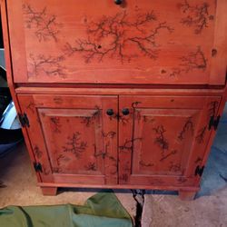 Vintage frackle Arted Desk