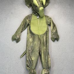 Ministry of Rascals Green Dinosaur Costume Triceratops Halloween Size 4T