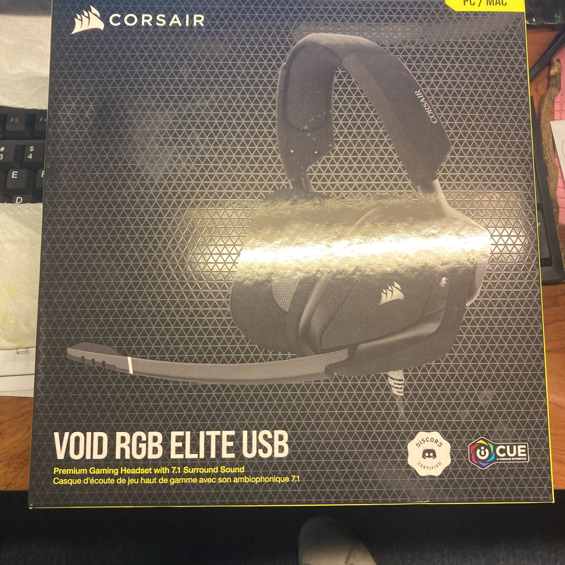 Cosair Void RGB Elite USB Headphones 
